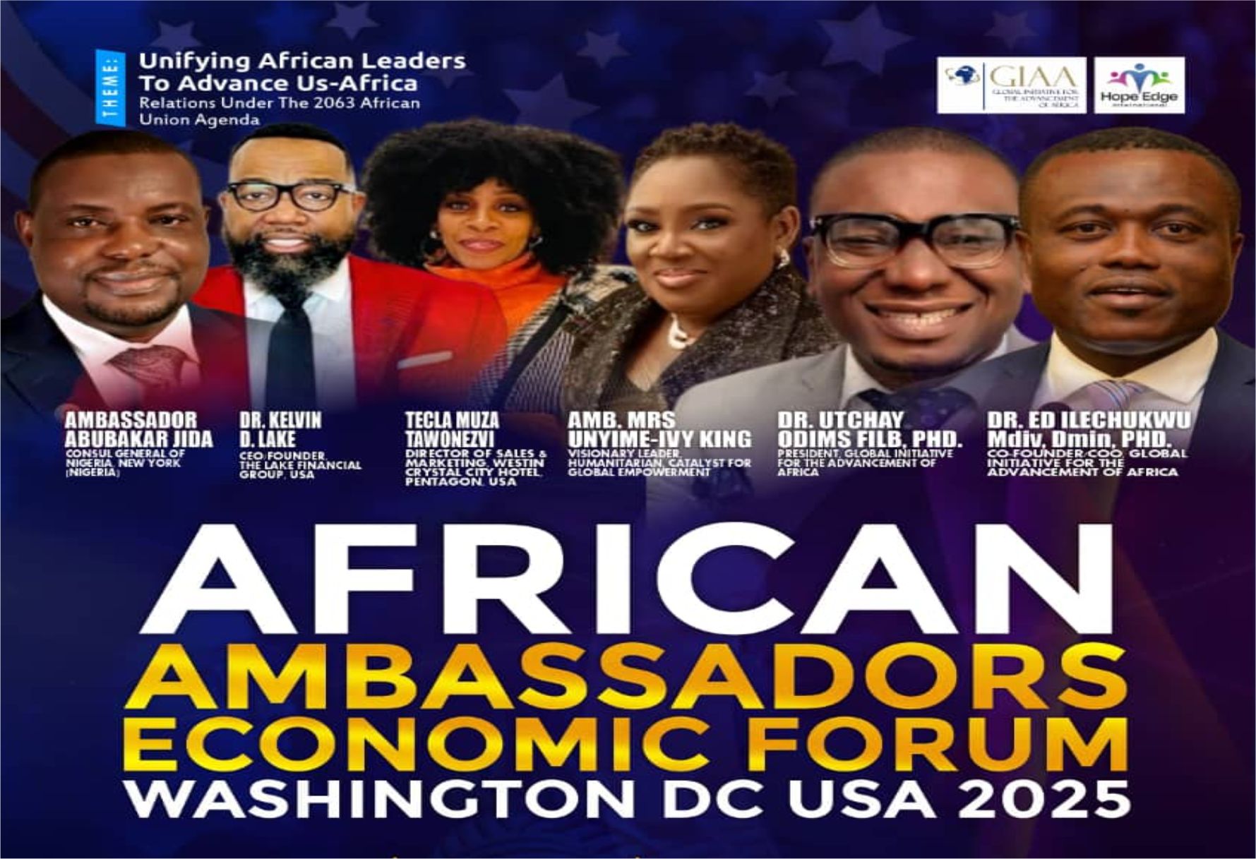 Dr Utchay Website Blog 3 Dr. Utchay Odims, Convener of AAEForum and President of GIAAfrica, Set to Host the 2025 African Ambassadors Economic Forum in Washington, DC