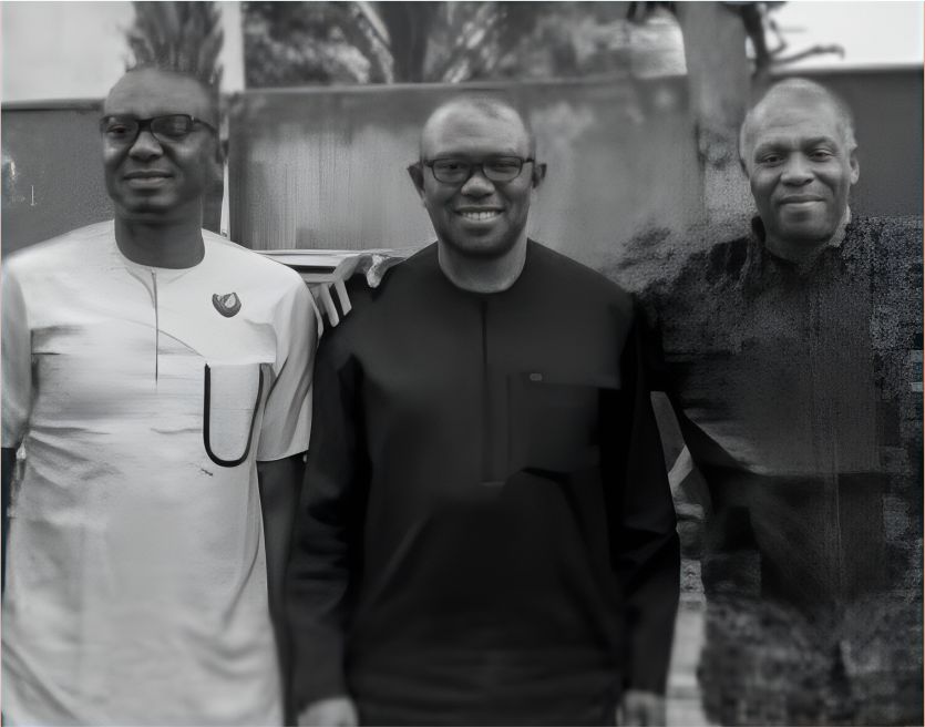 Dr Utchay Odims Home 13 Dr Utchay with Fmr. Governor of Anambra State, Peter Obi & Femi Kuti