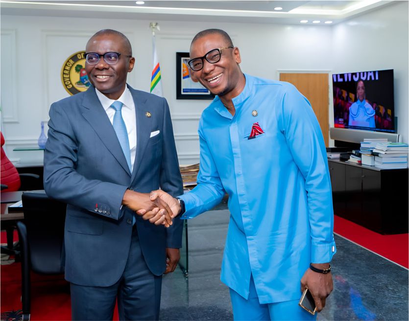 Dr Utchay Odims Home 14 Dr. Utchay & H.E Babajide sanwolu Executive Governor of Lagos State